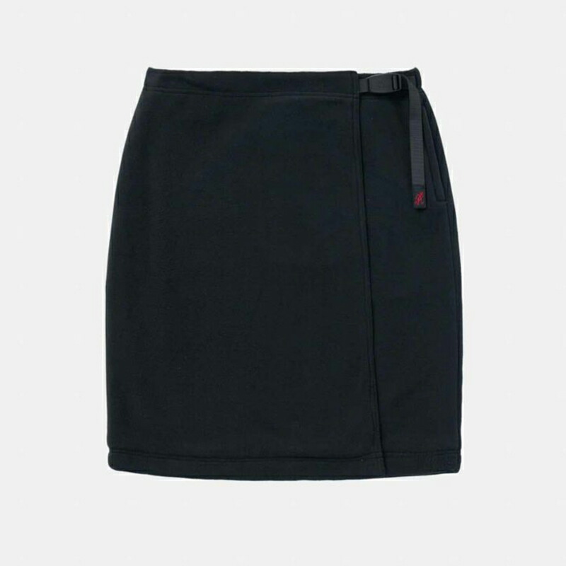 FLEECE WRAP SKIRT(フリースラップスカート) S BLK