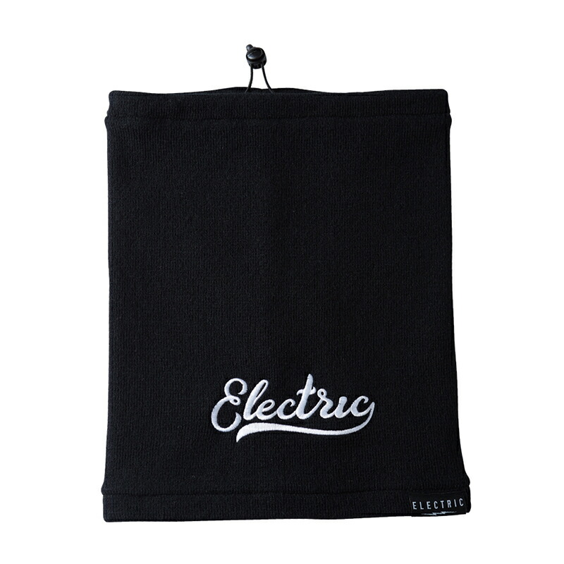 LONG KNIT NECK WARMER FREE BLACK SCRIPT