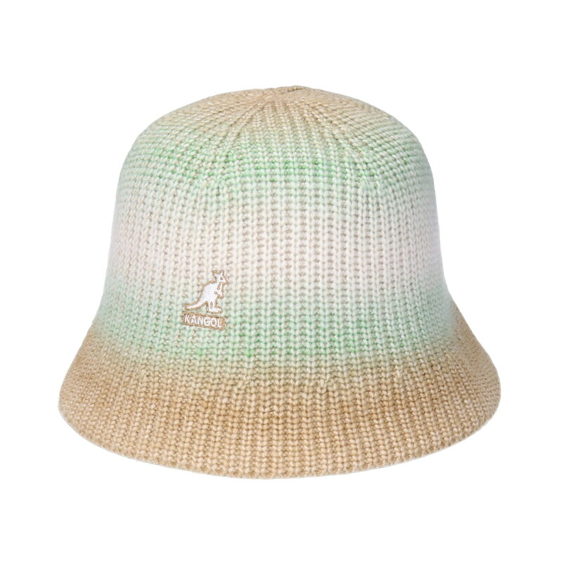 STRIPE KNIT BUCKET(ストライプニットバケット) ONE SIZE TAN MULTI
