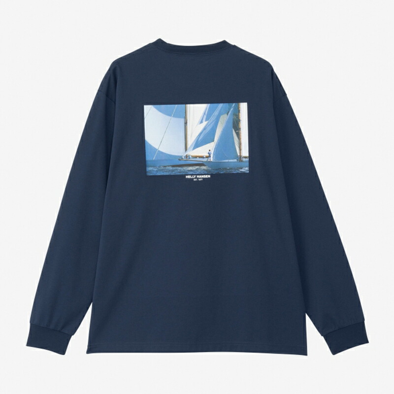 ロングスリーブ　オーシャングラフィックティー Ｓ オーシャンネイビー（ＯＮ）