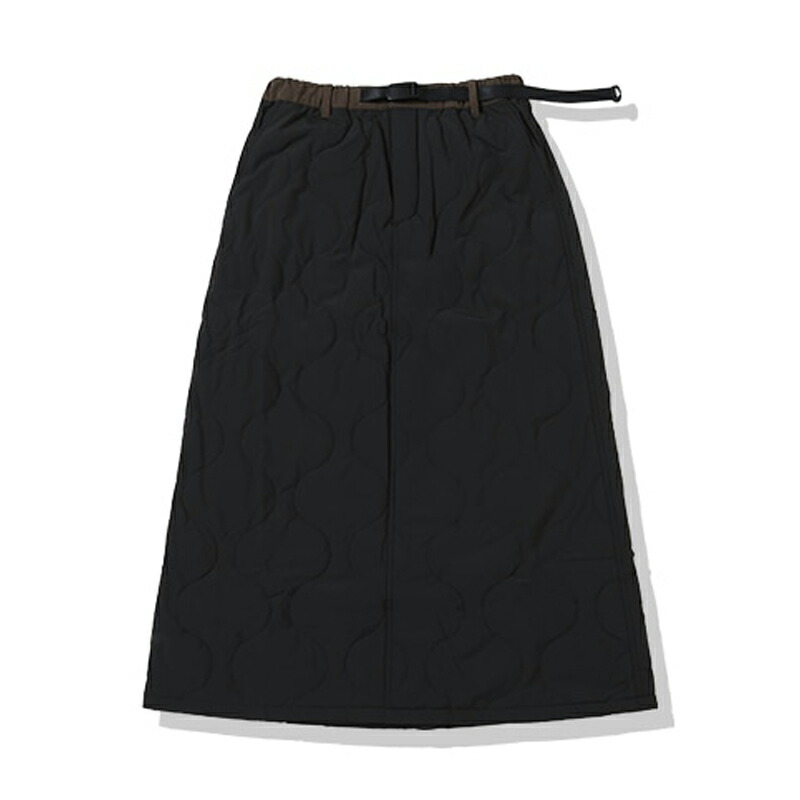 【24秋冬】キルトクライミングスカート M 19)BLACK