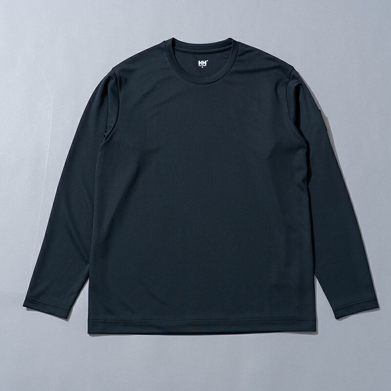 ロングスリーブ チーム ドライ ティー M ブラック(K)