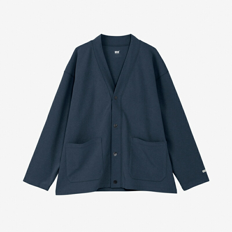 HELLY HANSEN フィッシャーマン ニットカーディガン ネイビー XL 公式・アウトレット】フィッシャーマンニットカーディガン(ユニ
