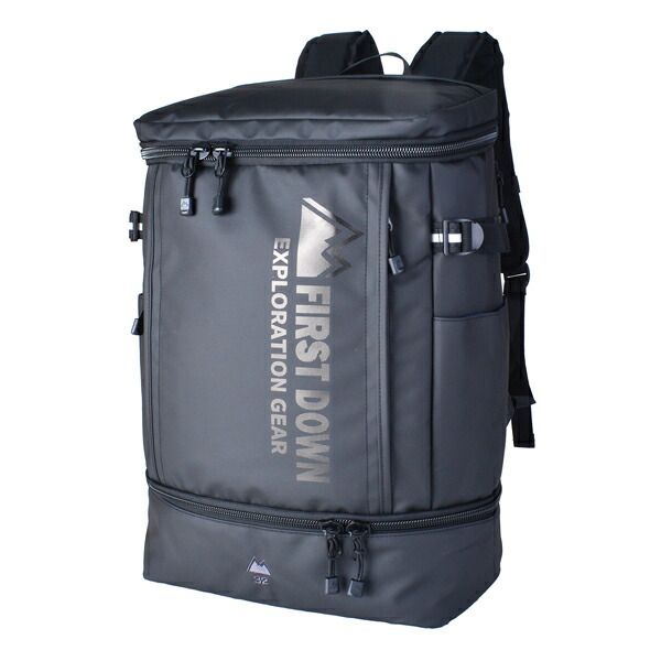FIRST DOWN デイパック・バックパック ダブルスペースバックパック 32  32L  BLACK 楽天市場】FIRST DOWN(ファーストダウン) ダブルスペースバックパック