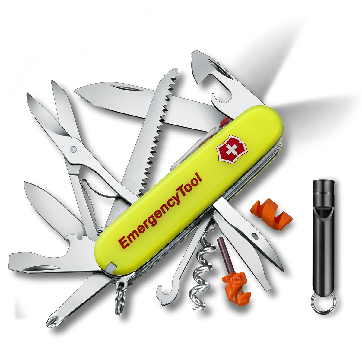VICTORINOX(ビクトリノックス) 【国内正規品】エマージェンシーツール ハントマンライト【日本限定商品】 91mm 蓄光イエロー 1.7915.808-X1