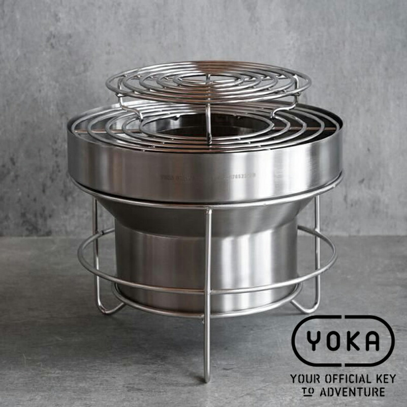 YOKA/ヨカ SHICHIRIN++ 七輪 ステンレス YOKA ヨカ ヨカシチリン プラスプラス SHICHIRIN++ 七輪