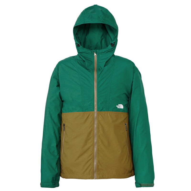コンパクトジャケット M TNFグリーン×モスグリーン(GM)