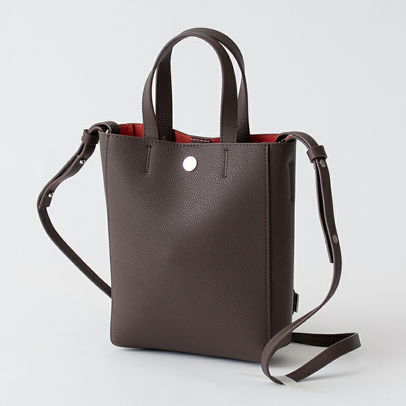 レザーショルダーバッグ･小 ONE SIZE DK.BROWN(CORAL)