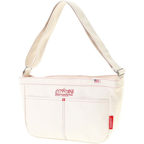 GAZETTE CROSSBODY BAG CANVAS LITE 25 M NTL/RED(0330)