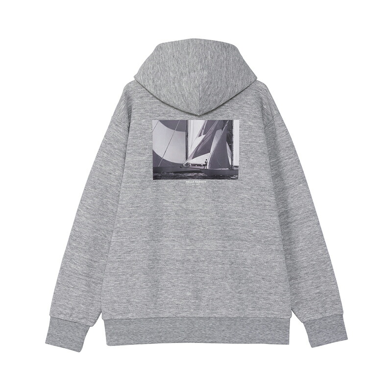 オーシャングラフィックスエットパーカ M ミックスグレー(Z)