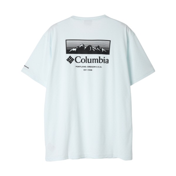 グレイシャルビスタグラフィックTシャツ M 125(Sea Salt/Mountain)