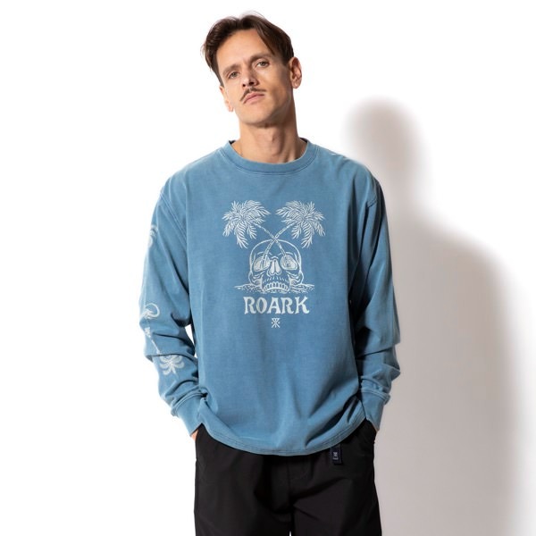 ROARK(ロアーク) PERMANENT VACATION L/S TEE RLTJ1153-SLB 全2サイズ