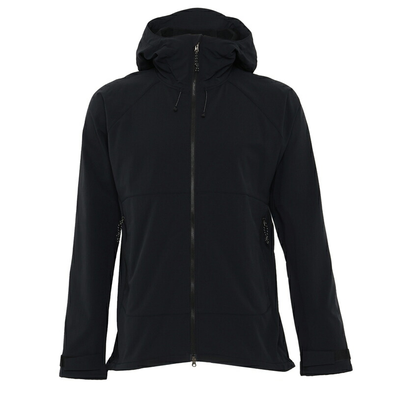 アクシーズクイン(AXESQUIN) Wool Trek Jersey Hoodie M ブラック 011145