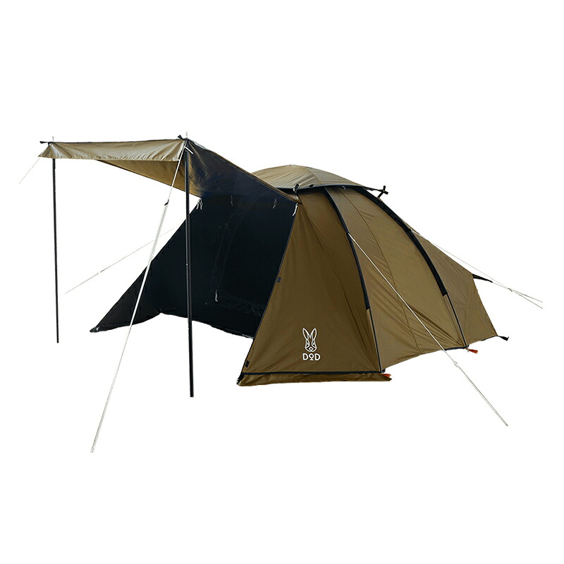 DOD(ディーオーディー) MENDAKO TENT めんだこテント ブラウン T1-176-BR