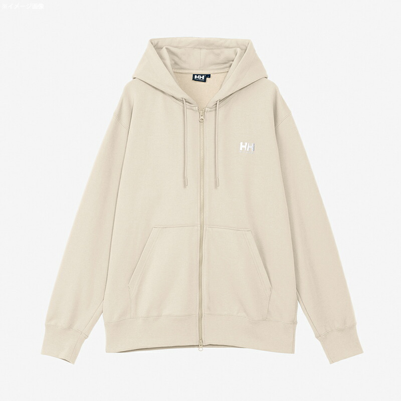 HHロゴフルジップスウェットフーディー M アイボリー(IV )