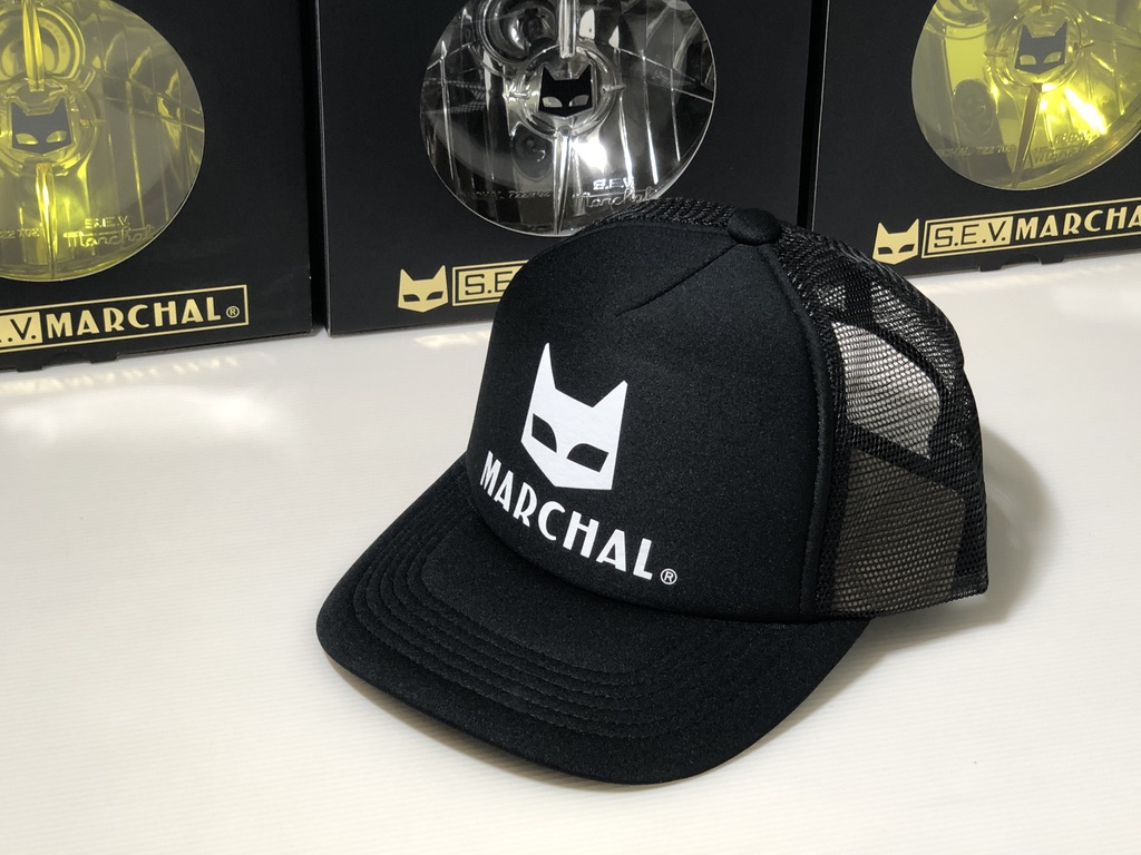 Marchal ★ マーシャル メッシュ キャップ ロゴ ブラック 黒 800-3014 検）帽子 メンズ レディース ユニセックス ツーリング ウェア 黒 白 似合う 可愛い かっこいい グッズ プレゼント 粗品 旧車 バイク 車 街道レーサー イベント ワークマン 作業着 Z CB XJ GS Bosozoku 4,452円