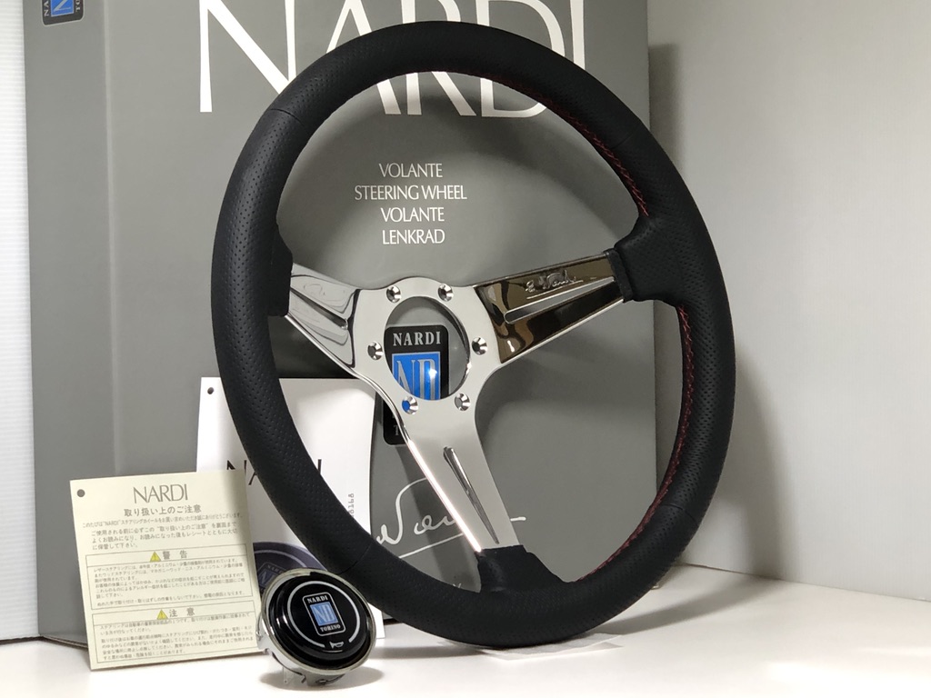 正規品 在庫有★ ナルディ N735 SPORTS タイプ ラリー 350mm ブラック パンチングレザー ポリッシュ 検）35 φ パイ mm ロードスター マーク２ ハイエース ジムニー ランクル サファリ パジェロ ジープ ローライダー ダットラ ハイラックス ローバー アバルト フェラーリ