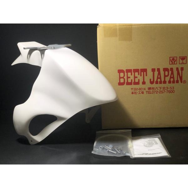 本物★ BEET ★ ビート CBR400F NC17 用 エアロシャーク フェンダー 検) レーシング レーサー メッシュ 羽 ハネ 社外 井上 コミネ ダイシン ヒロセ Fオート NS Gスタイル ワンズ カフェ ファイター 族 タイプ 用 FRP フロント エンデュランス フォーミュラ 教習 K FE FF