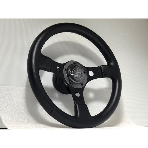 【中古】グラントクラシックブラックフォームステアリングホイール25cm 中古】グラントクラシックブラックフォームステアリングホイール