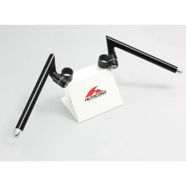 在庫有★ハリケーン★ HS3104B-01 セパレート ハンドル ブラック 黒 Φ31mm フォーク用 Φ22.2ｍｍ Φ7/8in 検) φ 31パイ フォーク 径 セパハン エイプ 50 タイプD 100 AC16 HC07 HC13 AC18 ４ミニ トマゼリ コマンダー 似合う 格好いい 丁度いい 交換 適合 変更 取付 猿