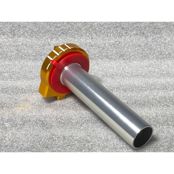 ★ KOSO 製 ★他車 流用 にも! 開度 メモリ 付 ハイスロットル キット 金 ゴールド シグナスX2～5型 2本引用 検) ハイスロ 軽スロ アクティブ トマゼリ ドミノ 社外 JB ビトー BEET ビート アルミ 川崎 カワサキ KAWASAKI Suzuki スズキ ヤマハ YAMAHA ホンダ HONDA 汎用｜エヌオートプラン