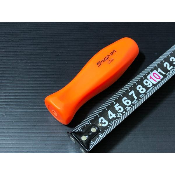 ＊正規品＊ スナップオン Snap-on グリップ ５番 旧ロゴ オレンジ 検)ユニック UNIC タダノ レッカー車 センチュリー Century 花見台 ローダー 重機 操作レバー スティック シフトノブ 等 アイディア 色々 マック MAC ドライバー バール ラチェット スイベル ツール