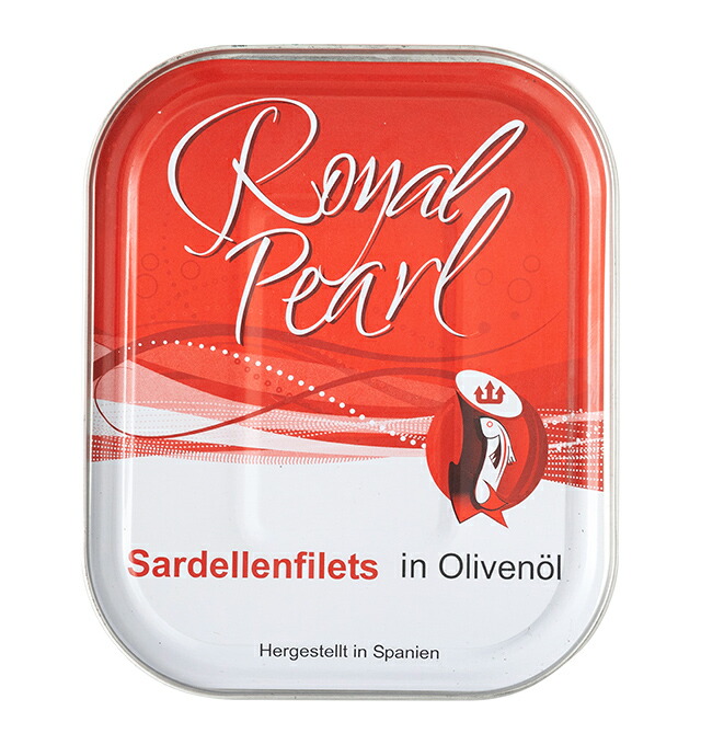 【送料無料】ロイヤルパール フィレ ド アンチョビ 【365g/缶】【冷蔵】 <br> Pearl Flat Fillets of Anchovies in Olive Oil <br>[塩蔵 熟成 アンチョビ 珍味 おつまみ 高級]