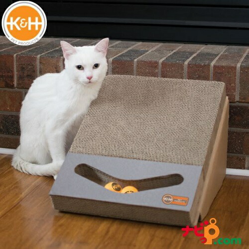 Ku0026H Scratch Ramp and Track Cardboard Toy KH2204 爪とぎ つめとぎ 猫 ペット 猫用品 ペットグッズ  リサイクル 段ボール スクラッチャー キャットニップ ねこ ネコ｜ナビッピオンライン　楽天市場店