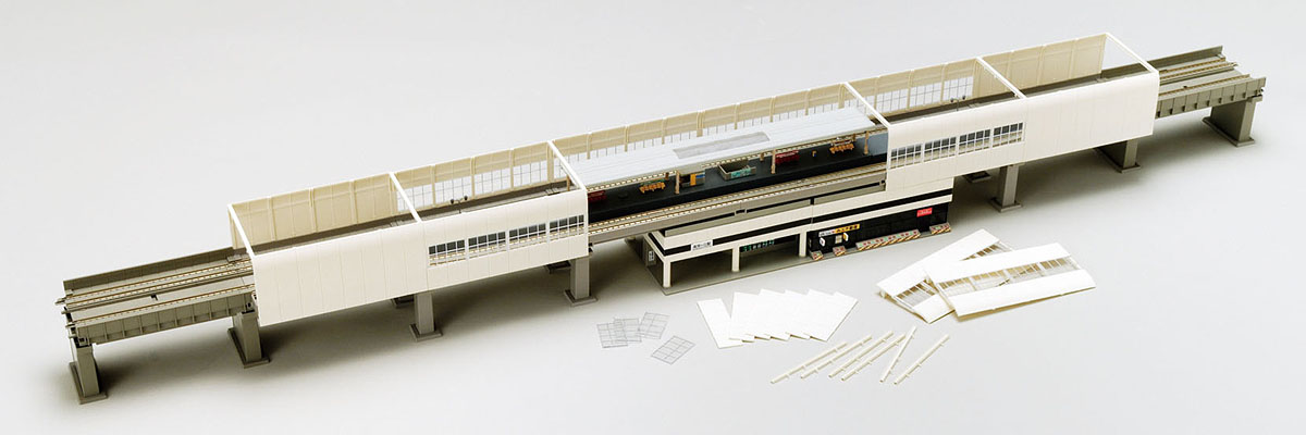 円高還元 TOMIX Nゲージ 鉄道模型 高架複線スラブ駅セット2(HB-SL