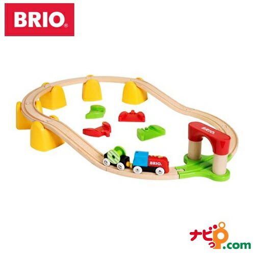 ブリオ BRIO 木の手あそび マイファーストバッテリーパワーレールセット 33710 木製／知育手あそび／軌跡手あそび