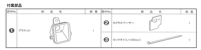 楽天市場 パイオニア カロッツェリア バックカメラ取付キット スズキ バックドアハンドル適用車用 Kk S1bc ナビッピオンライン 楽天市場店