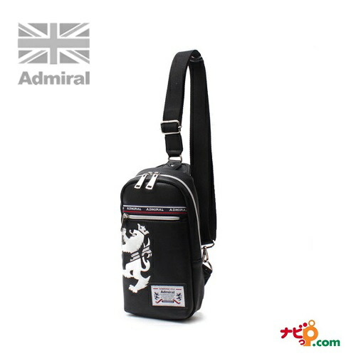 Admiral アドミラル ボディバッグ ADGA-01-BK ブラック メンズ バッグ ショルダーバッグ