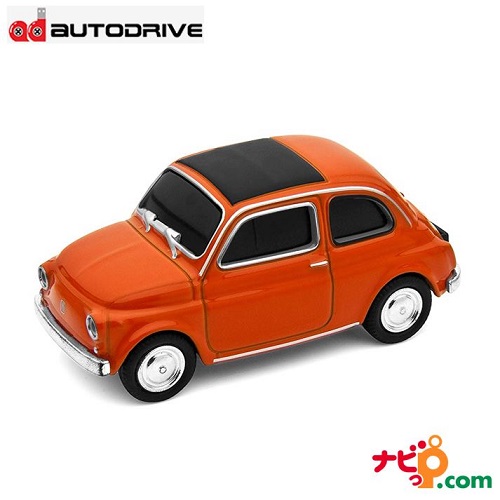 車型USBメモリ フィアット ヌォーバ 500(オレンジ) (16GB) Fiat Nuova 500 Orange Autodrive(オートドライブ) 654266画像