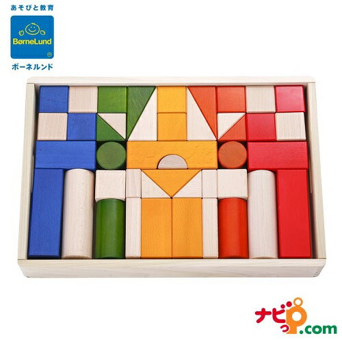 楽天市場】ボーネルンド 積み木(つみき) カラー｜【積み木の本付き
