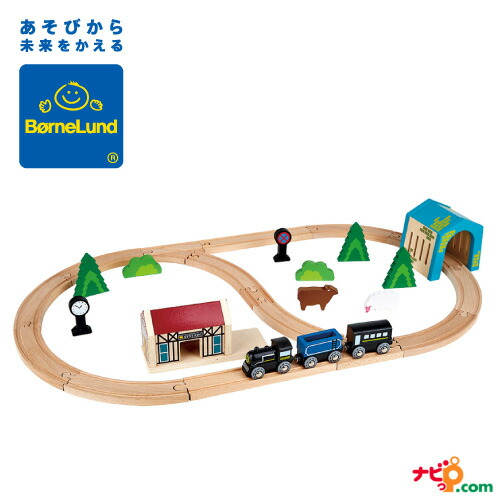 期間限定特価 電車 ボーネルンド 出産祝い プレゼント 木のおもちゃ 木製玩具 知育玩具 列車 Bx マイ リトルビレッジ ボーネエクスプレス Bornelund Www Dgb Gov Bf