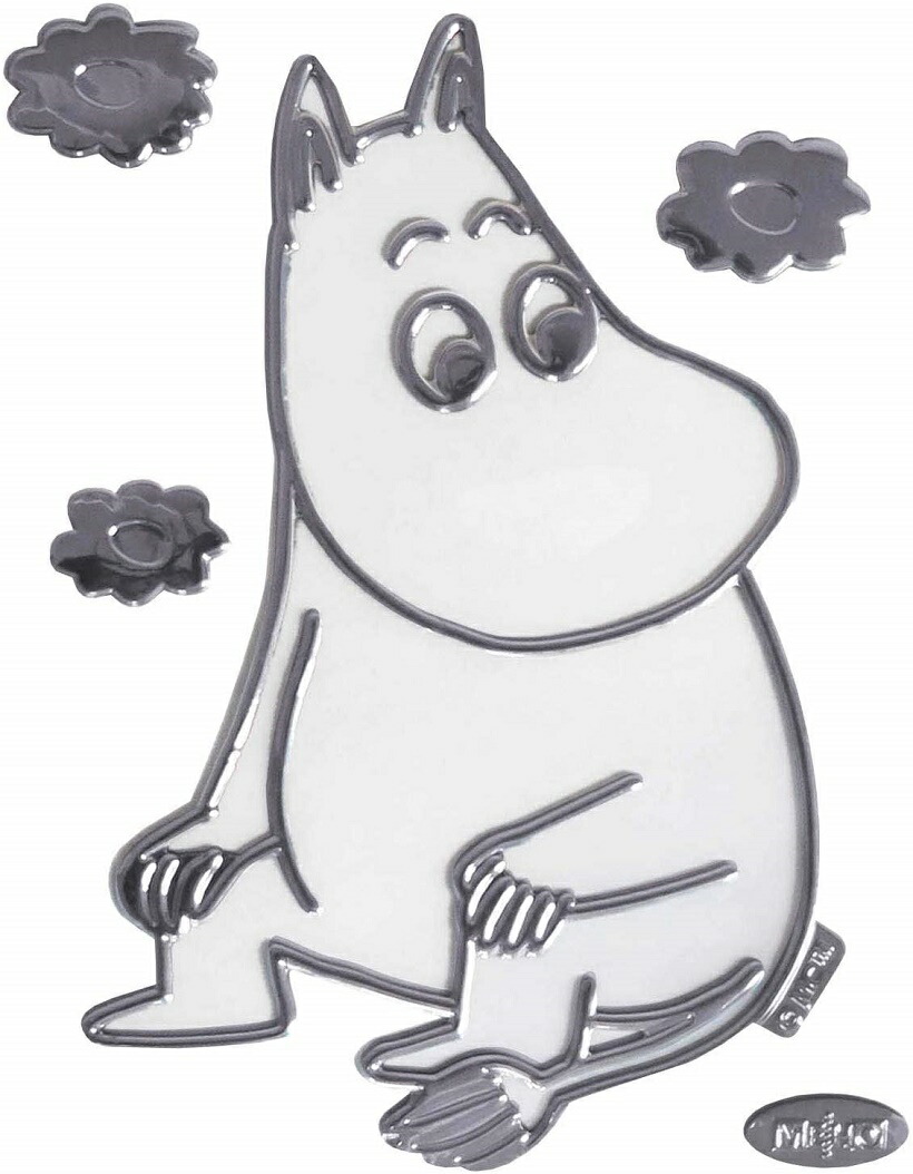 楽天市場 送料無料 ムーミン 自動車 バイク用ステッカー 光反射タイプ ムーミンママ ムーミンパパ ムーミントロール スノークのおじょうさん ムーミン谷の仲間たち カーステッカー 32 11cm G303 Decoste