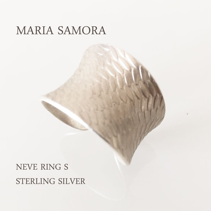 マリア サモラ シルバーリング MARIA SAMORA NEVE RING S STERLING SILVER｜NAVIE 27,225円