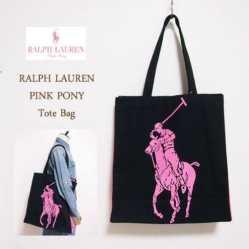 Navie Ralph Lauren Pink Pony Eco Tote Bag Black By Product Details Ralph Lauren Pink Pony Is Cotton Tote Bag