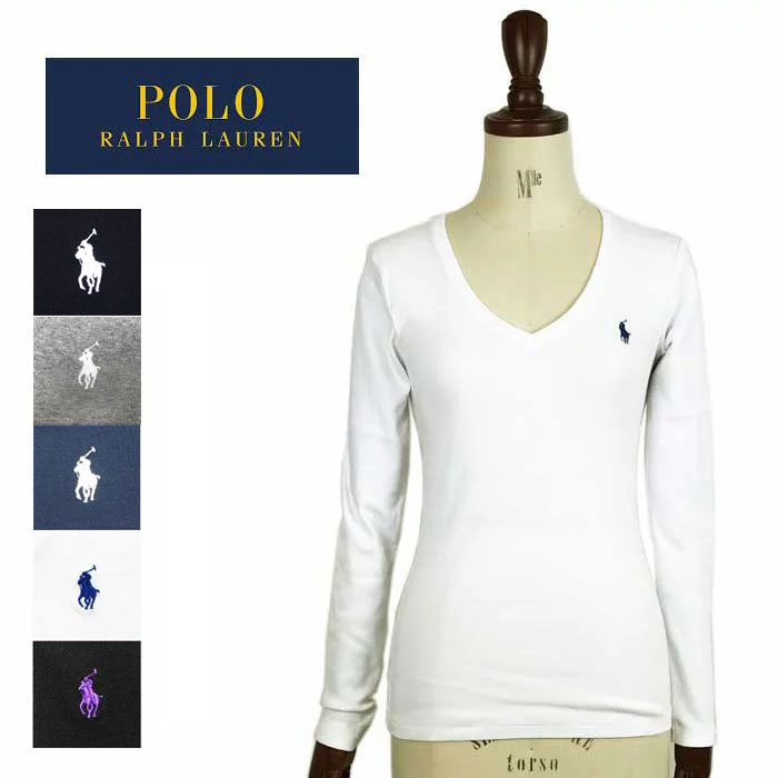 polo ralph lauren women's v neck t shirts