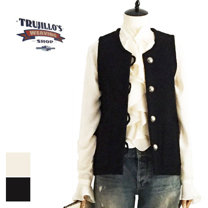 TRUJILLO'S トルフィリオス チマヨベスト 新品！ TRUJILLO'S(トルフィリオス）ラグ チマヨベスト サイズL