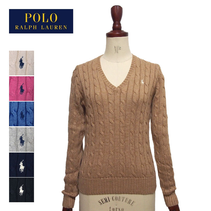 楽天市場 送料無料 ラルフローレン ポロ レディース ケーブル編み Vネック コットンニット セーターpolo Ralph Lauren Knit Top Navie 楽天市場 送料無料 ラルフローレン ポロ レディース ケーブル編み Vネック コットンニット セーターpolo Ralph Lauren Knit Top Navie
