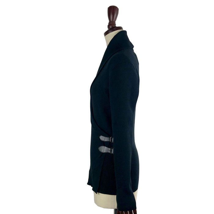 ショールカラー ラルフローレン Wrap サイドベルト ローレン レディース カシュクール ラルフローレン サイドベルト Ralph Lauren トップス ローレン トップス Blacklauren Belted Tops Navielauren カシュクール トップス