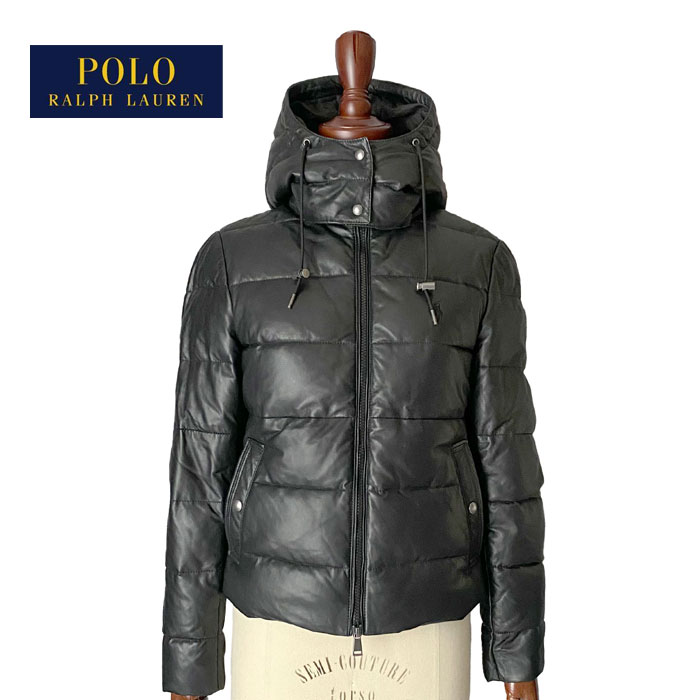 ポロ ラルフローレン レディース レザー キルティング パーカー ジャケットPOLO Ralph Lauren Leather Quilted Parka Jacket｜NAVIE