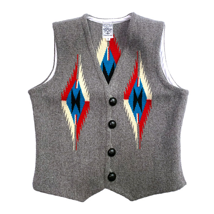 楽天市場】ORTEGA'S オルテガ Square Front チマヨ ウール ラグ ベスト