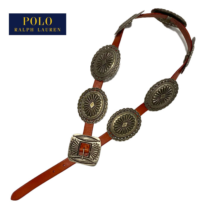 楽天市場】ポロ ラルフローレン レディース レザー コンチョ