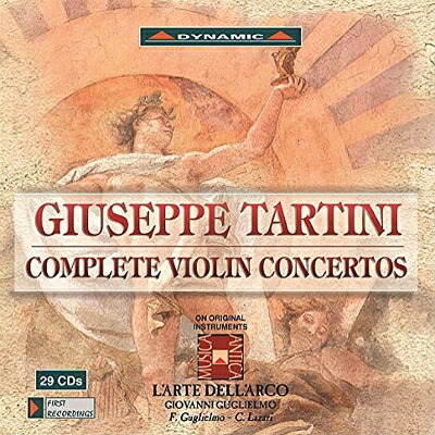 タルティーニ：ヴァイオリン協奏曲全集　グリエルモ、ラルテ・デラルコ [29CD]