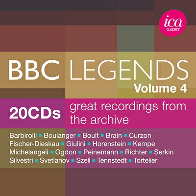 BBCレジェンズ グレート・レコーディングス 第4集 [20CD]