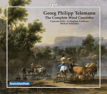 ゲオルク・フィリップ・テレマン:管楽のための協奏曲全集[8CDs]