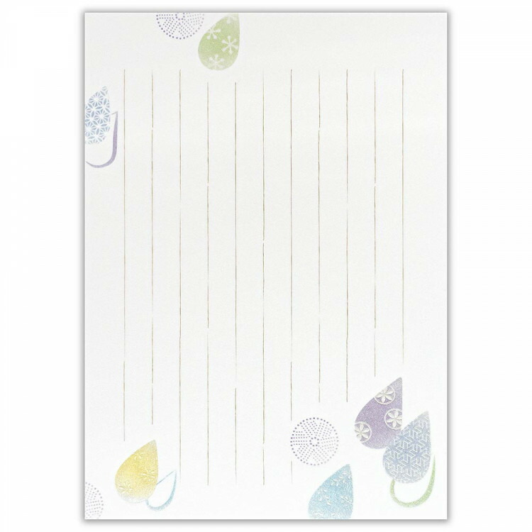 送料無料カード決済可能 エヌビー社 優あかりb5便箋 雫 便箋 封筒セット 和紙 14枚 5枚 和柄 鳥の子紙 パールシルク デボス加工 レター 手紙 お礼状 ラブレター 結婚式 記念日 友達 おしゃれ 御洒落 かわいい 可愛い シンプル 上品 大人 高級 メッセージ Chandigarhdaily Com