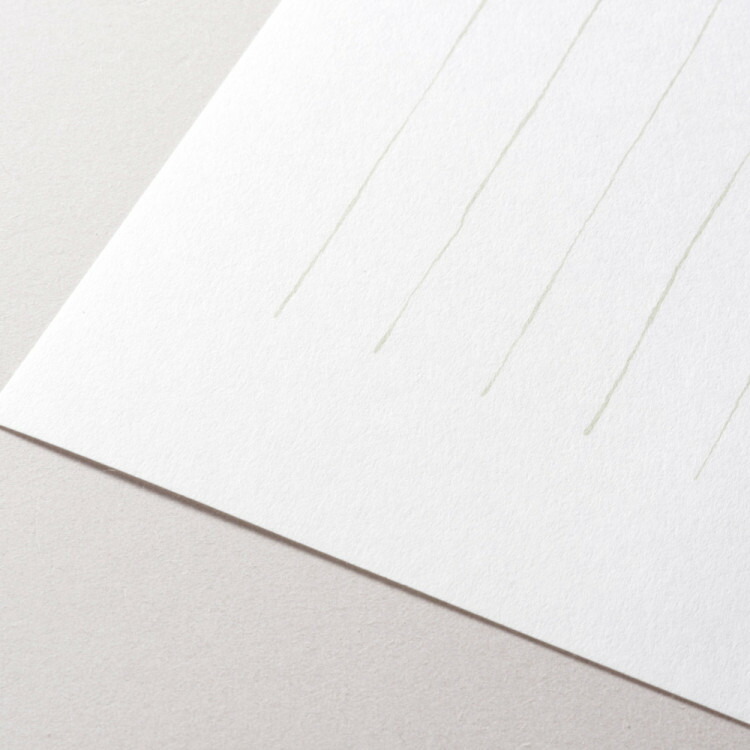 エヌビー社 高級 25枚入 B5相当 おしゃれ シンプル 便箋 友抄 和紙風 柄なし 縦書き 縦罫 罫線 美しい 黒箔浮き出し加工 トップ 便箋